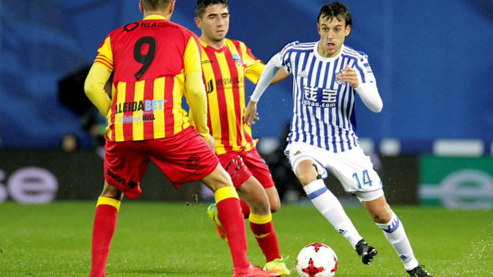 Rubn Pardo (25), en la Copa contra el Lleida.