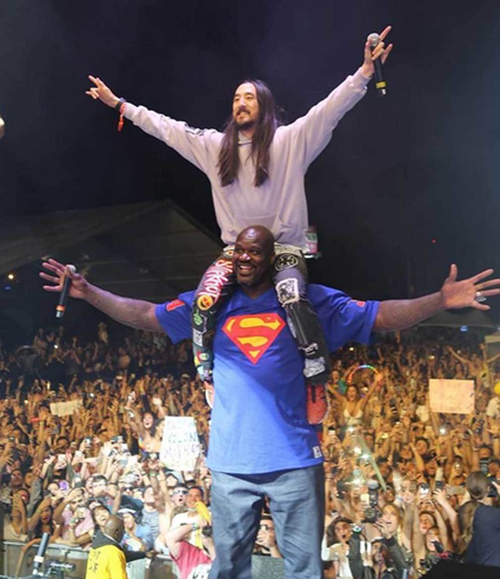 Steve Aoki sobre el coloso NBA Shaquille ONeal