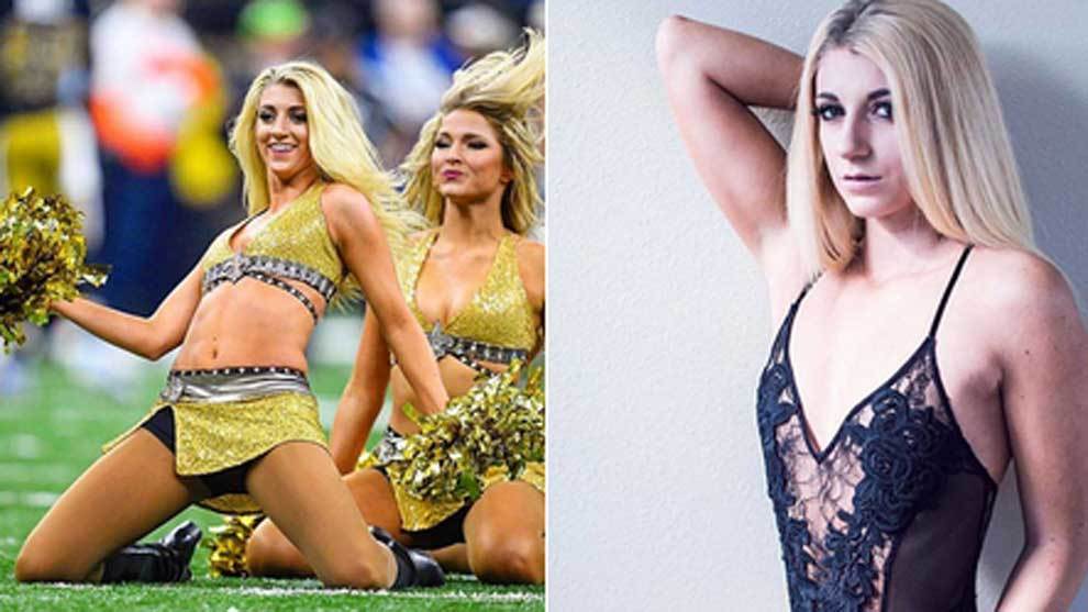 Bailey Davis, cheerleader of the New Orleans Saints, told the New York...