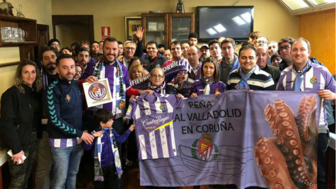 Inauguracin de la Pea Real Valladolid en Corua