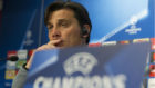 Montella (43), en la rueda de prensa previa al Sevilla-Bayern de...