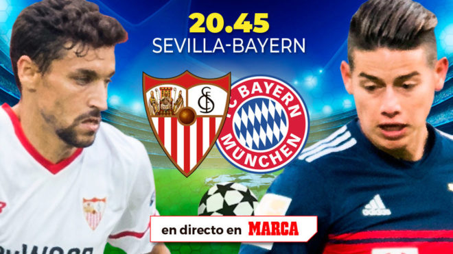 Sevilla vs Bayern de Munich - 20:45 horas - Cuartos de final Champions...