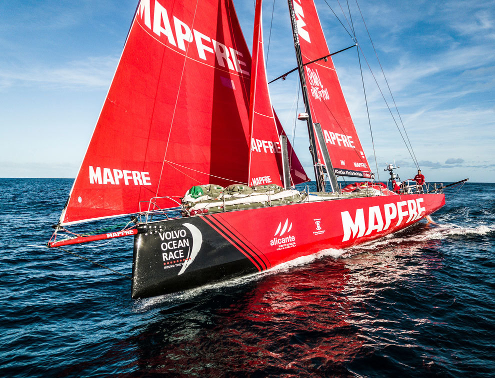 El MAPFRE, en la sptima etapa de la Volvo Ocean Race