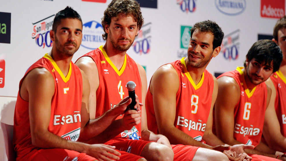 Navarro, Gasol, Caldern y Ricky en 2011