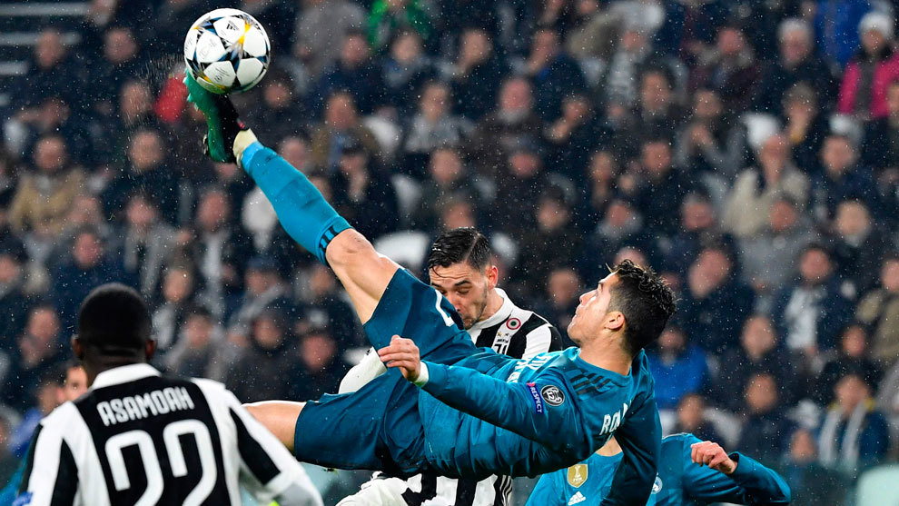 Cristiano ejecuta la chilena en el Juventus Stadium