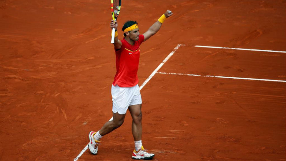 Rafael Nadal, tras vencer a Kohlschreiber en la primera jornada
