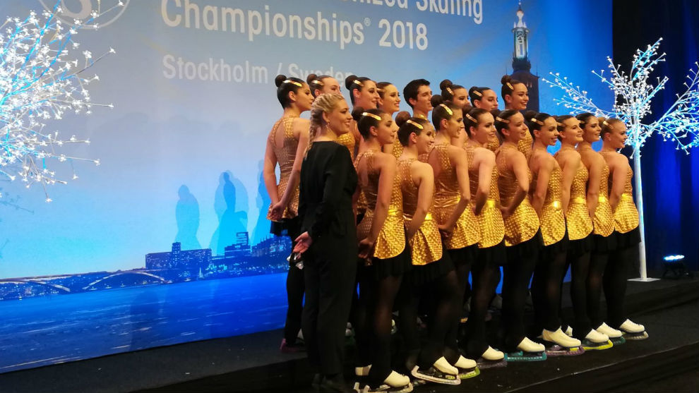 Team Fusion posa tras su participacin en el Mundial de Estocolmo