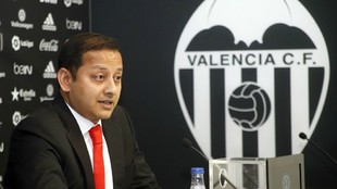 El presidente del Valencia, Anil Murthy