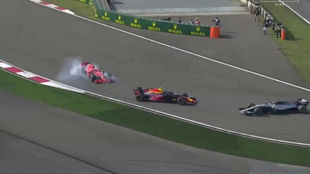 Max Verstappen, tras su incidente con Vettel