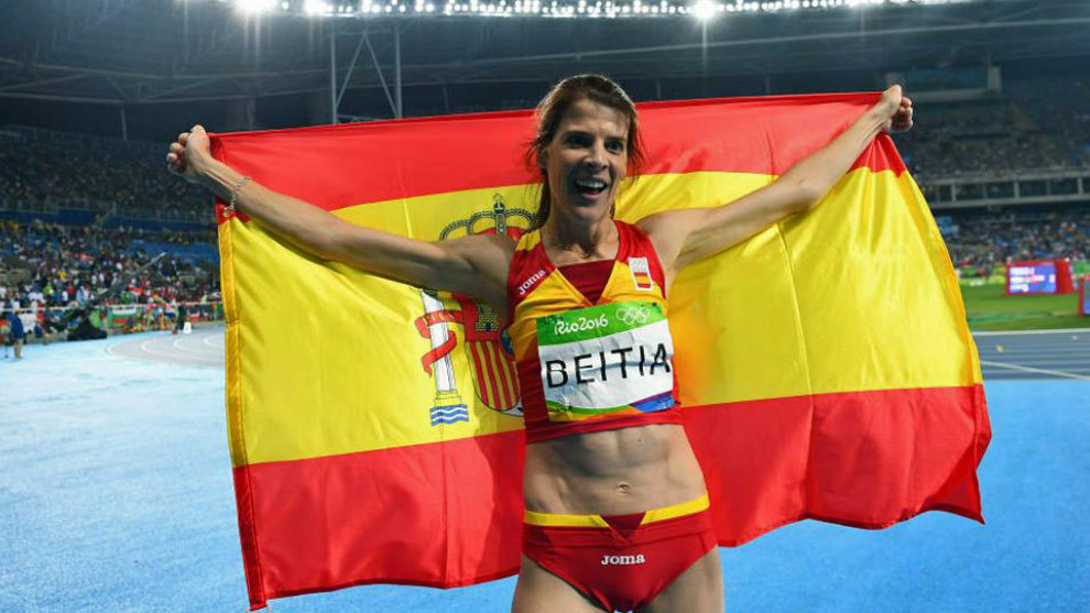 Ruth Beitia, primera campeona olímpica española de la historia del atletismo