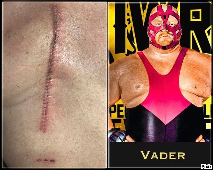 Big Van Vader, antigual leyenda de la WWE y ganador de la Super Bowl...