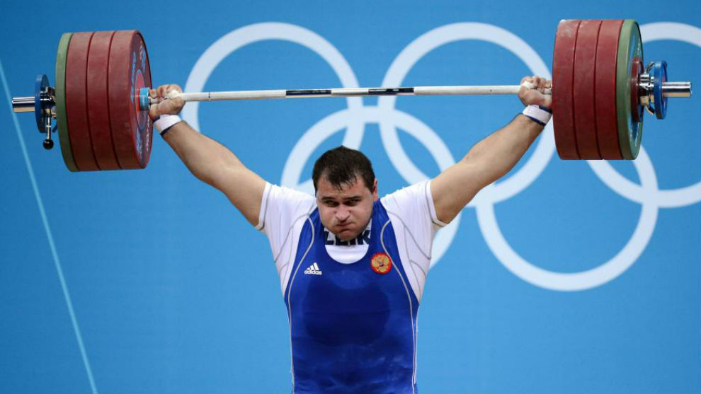 El halterfilo ruso Ruslan Albegov.