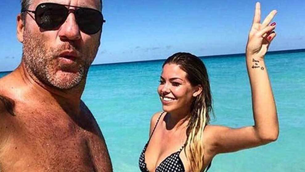 Former footballer Christian Vieri, aged 44, is in a solid relationship...