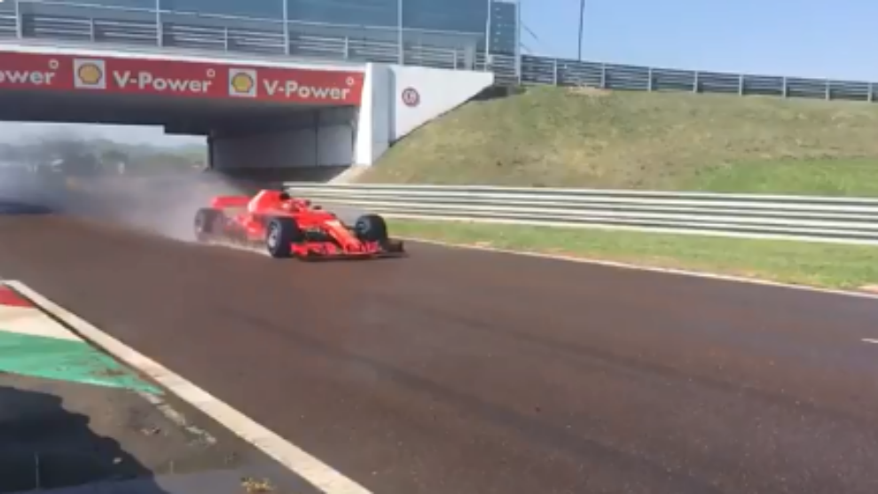 Ferrari completa 118 vueltas en Fiorano con Kvyat