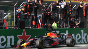 Ricciardo, tras ganar el GP de China.