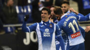 Gerard Moreno celebra un gol