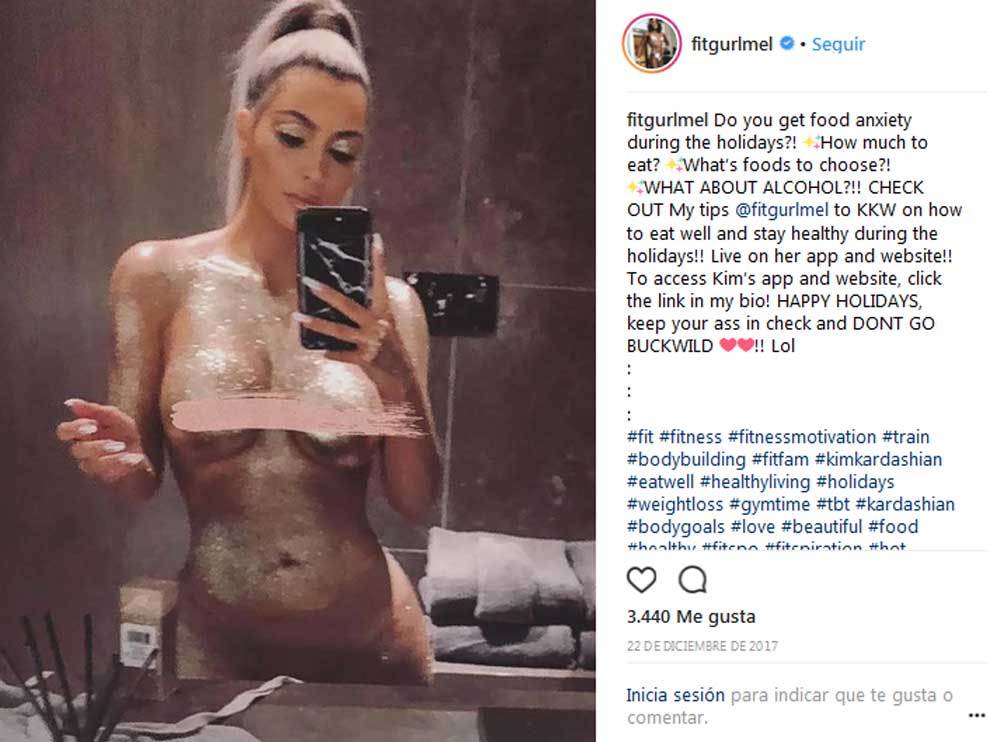 Kim Kardashian protagoniz un desnudo integral en Instagram tras...