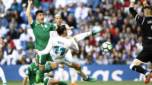 Bale marca el 1-0 contra el Legans