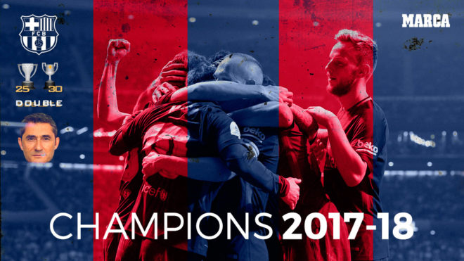 barcelona la liga champions 2018
