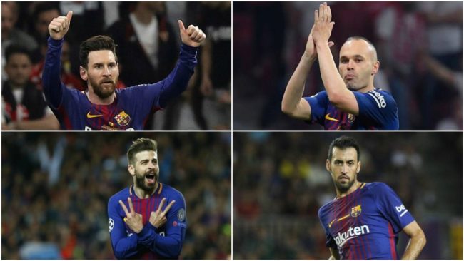 Messi, Iniesta, Busquets and Pique define Barcelona's all-conquering decade