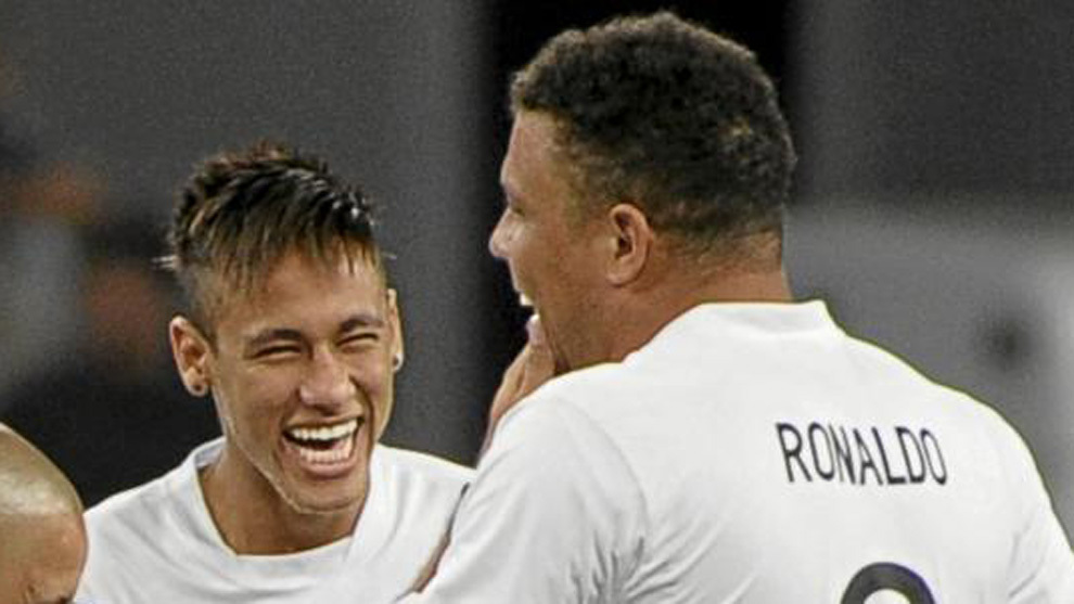 Neymar y Ronaldo en una imagen de archivo.