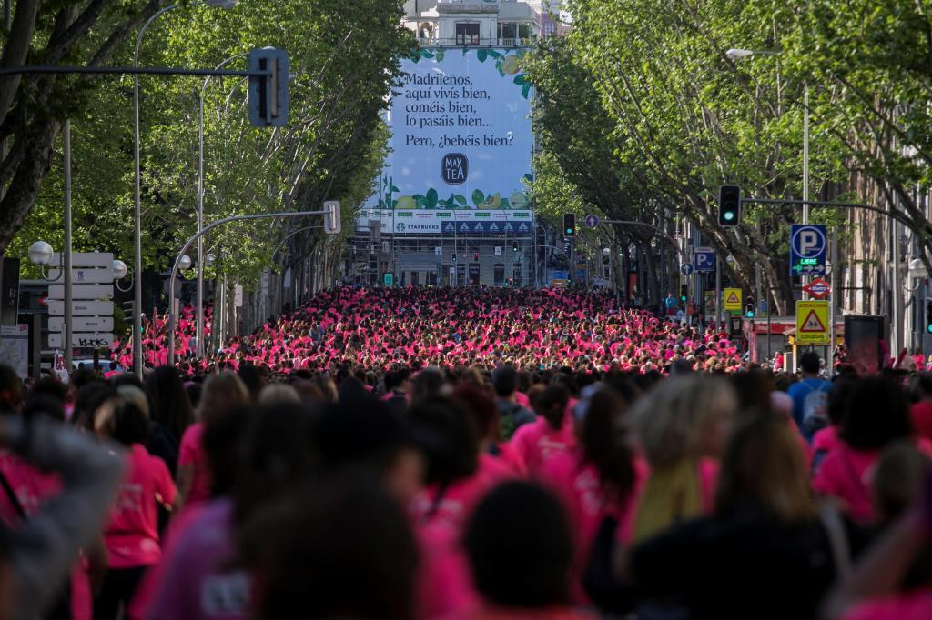 Una marea rosa invadi Madrid.