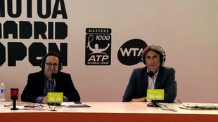 Gerard Tsobanian junto a Vicente Ortega en el Mutua Madrid Open