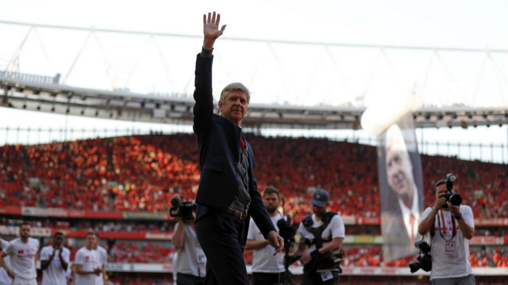 Arsne Wenger se despide de los fans del Arsenal en su ltimo...