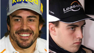 Alonso, en 2018 y en 2001.