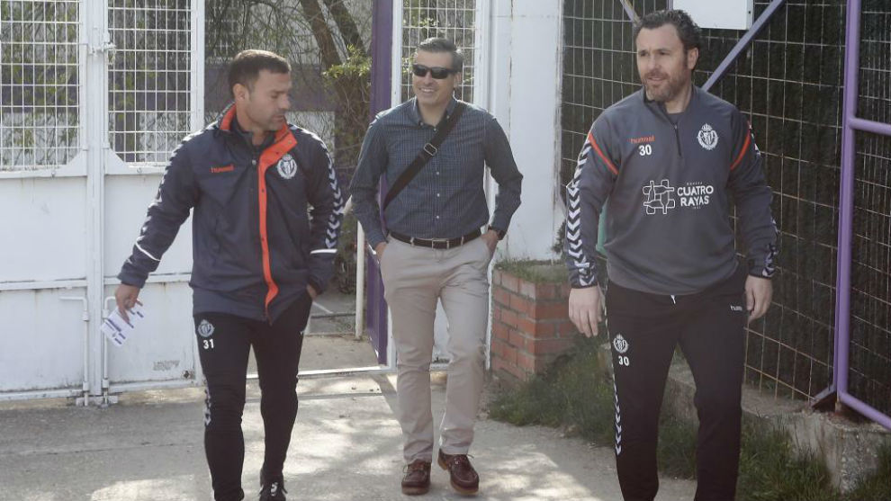 Diego Ribera, Miguel ngel Gmez y Sergio Gonzlez.