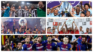 Los cinco campeones de las grandes Ligas europeas van directamente a...