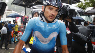 Rafa Valls durante el Giro de Italia.