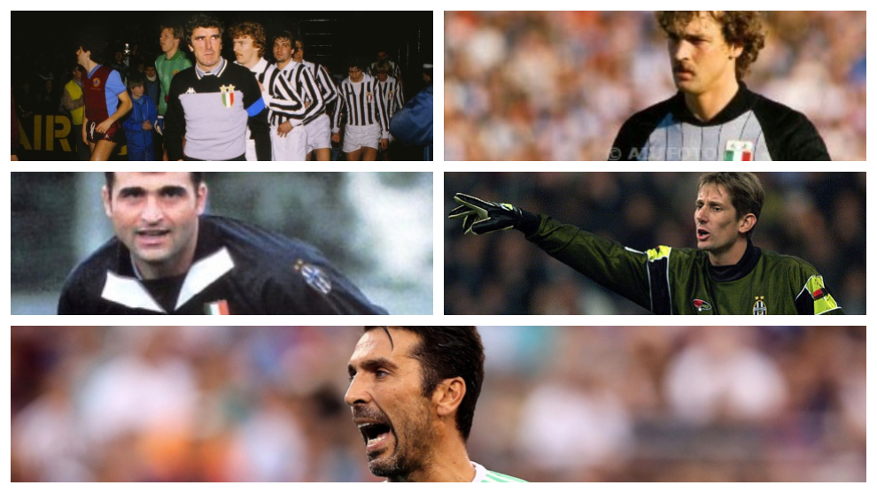 Los cinco porteros de la Juventus en los ltimos 46 aos