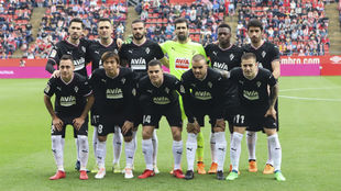 Equipo titular del Eibar contra el Girona FC