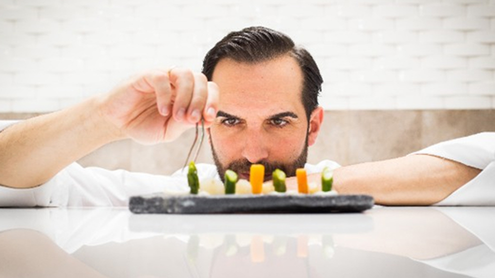 Mario Sandoval, chef dos estrellas del restaurante Coque