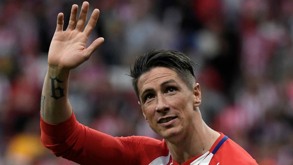 Fernando Torres se despide del Wanda Metropolitano.