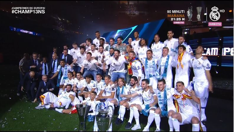 Camiseta Real Madrid Reyes de Europa Campeones de la Champions 