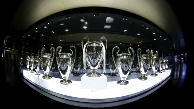 Real Madrid&apos;s Champions League trophys