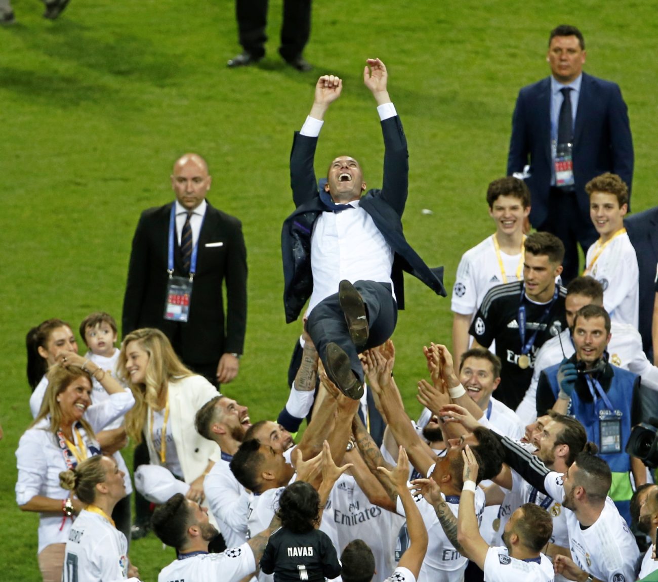 Zidane fue manteado tras ganar su primer Champions, esto se ha...