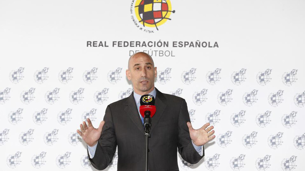 Spanish Football Federation (RFEF) president Luis Rubiales