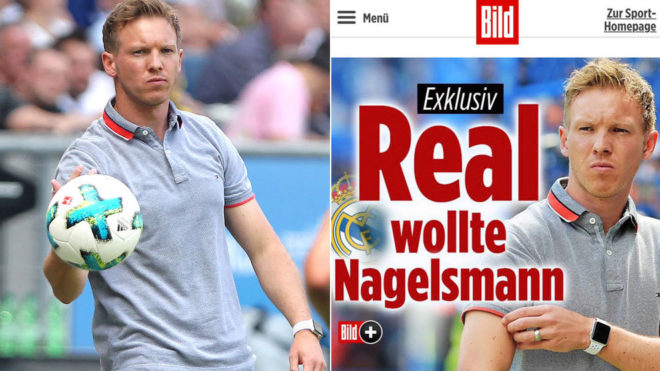 Transfer Market - Real Madrid: BILD: Julian Nagelsmann has rejected the ...