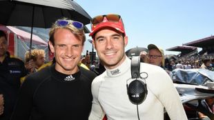 Antonio Garcia (Chevrolet) y Miguel Molina (Ferrari)