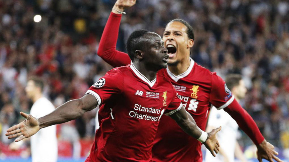 Man celebra el nico gol del Liverpool en la final de la Champions...