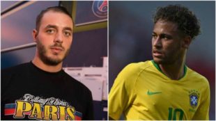 Romain Mabille y Neymar.