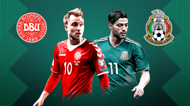 México vs Dinamarca: resultado y goles