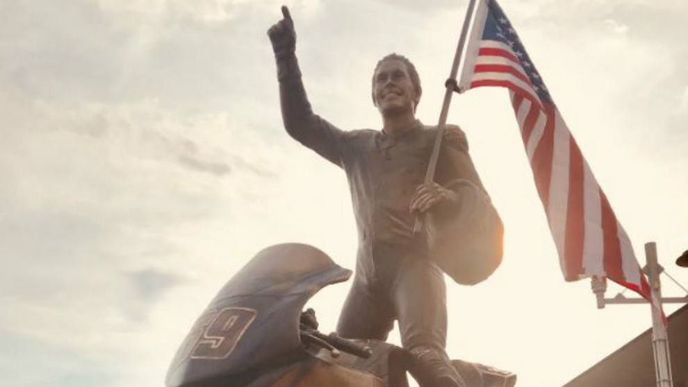 Estatua en honor a Nicky Hayden
