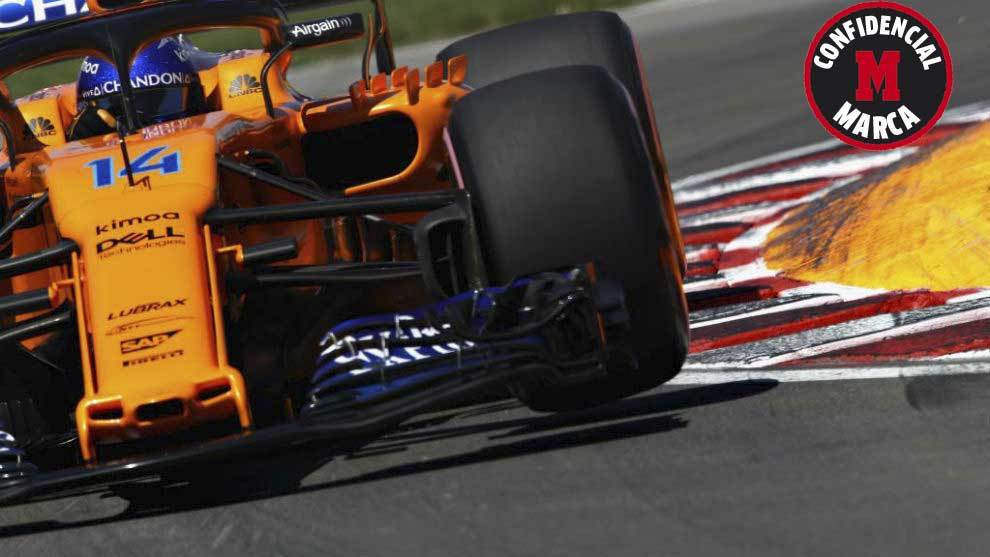Fernando Alonso in his McLaren