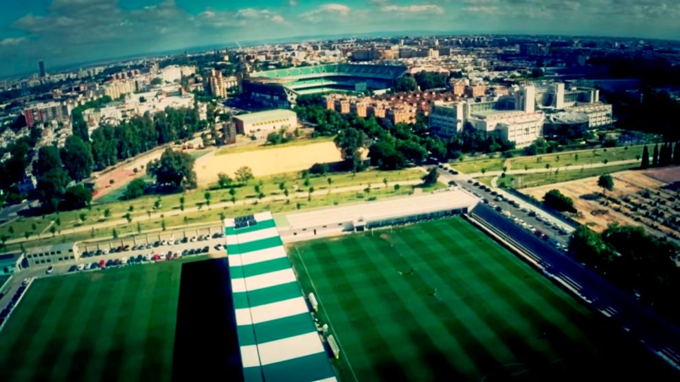 Vista area de la actual Ciudad Deportiva