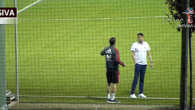 Lopetegui and Hierro.