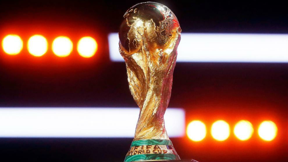 El trofeo de la Copa del Mundo.